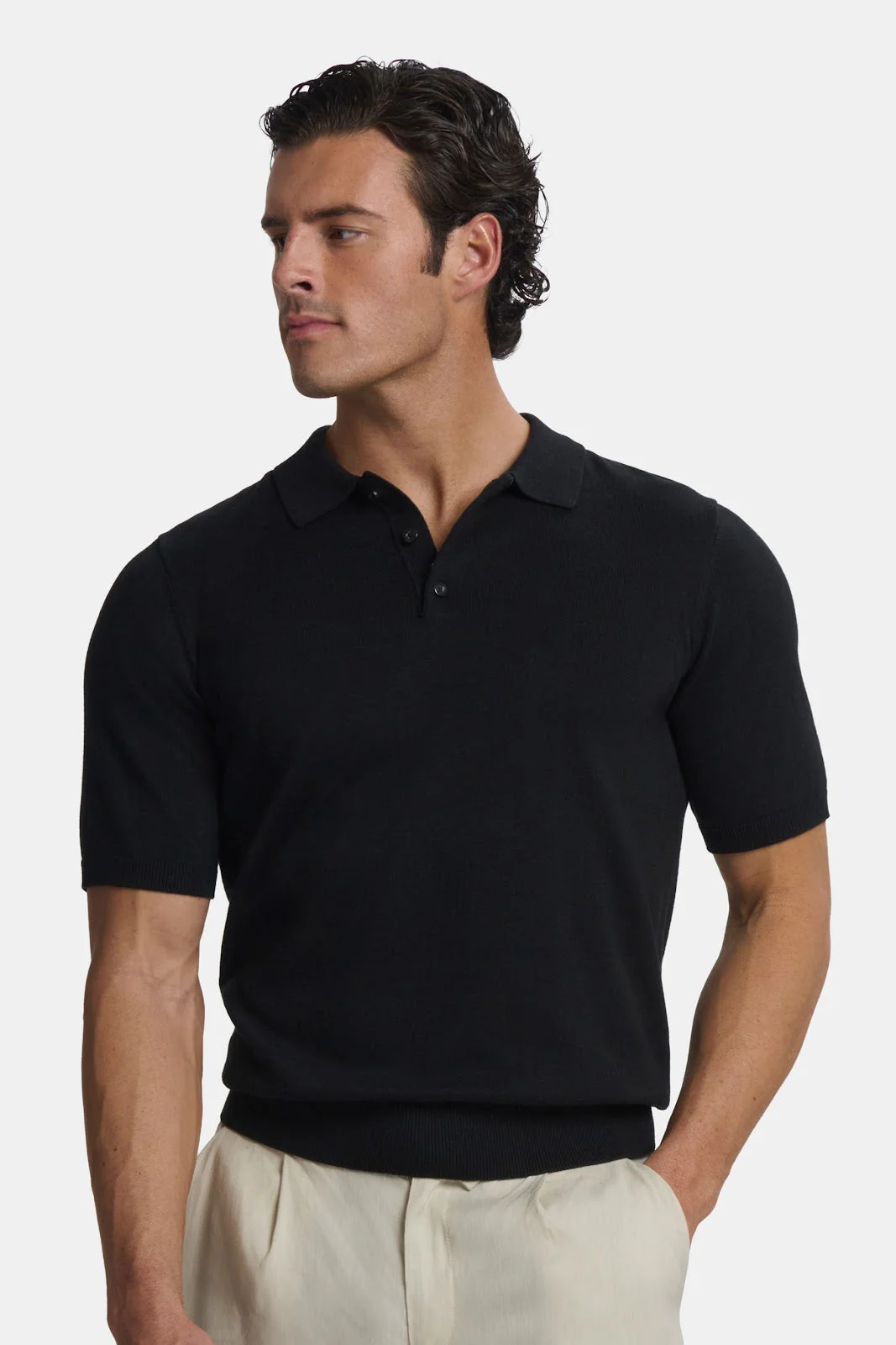 THE SANTONI SHORT SLEEVE POLO - Image 3
