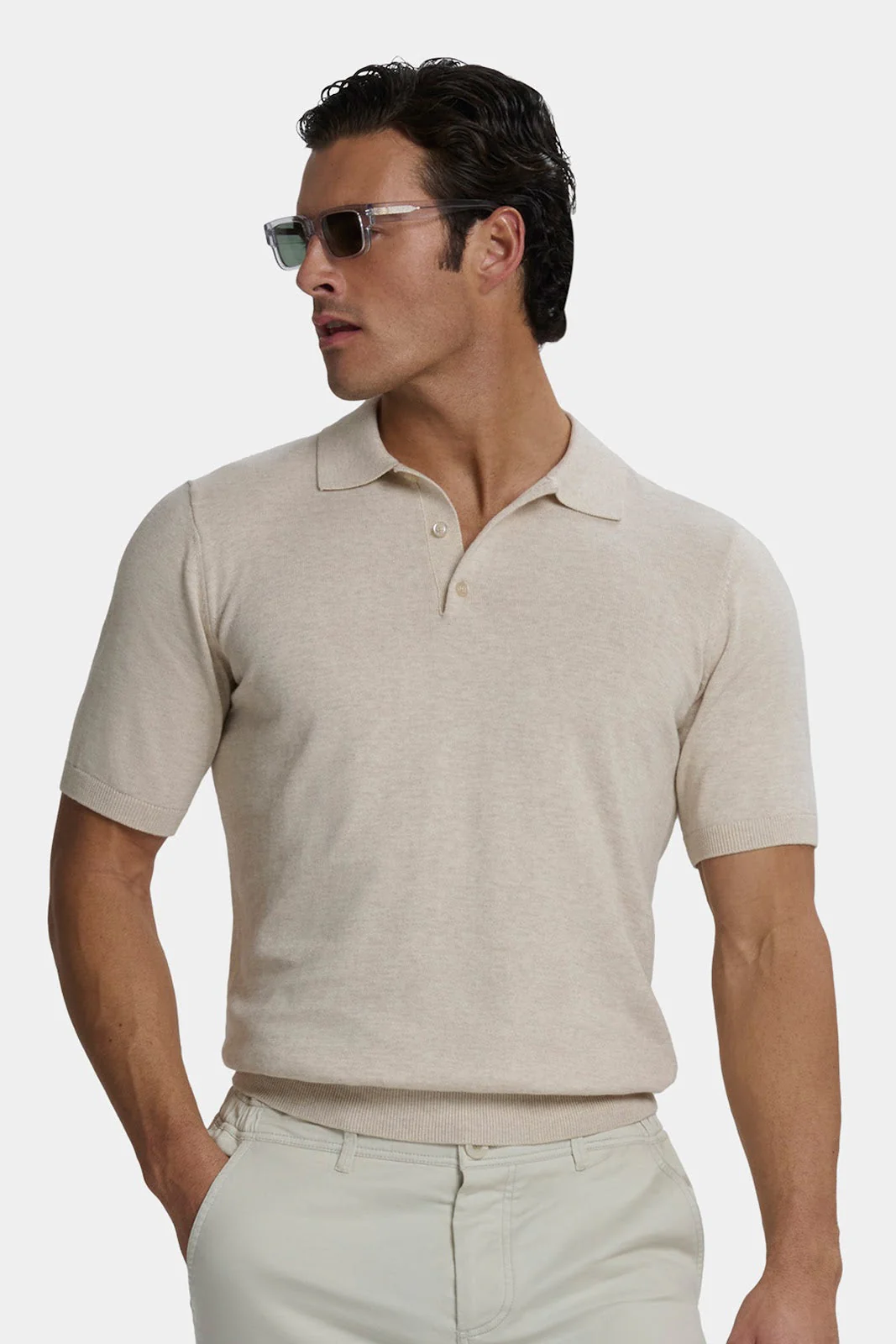 THE SANTONI SHORT SLEEVE POLO - Image 9