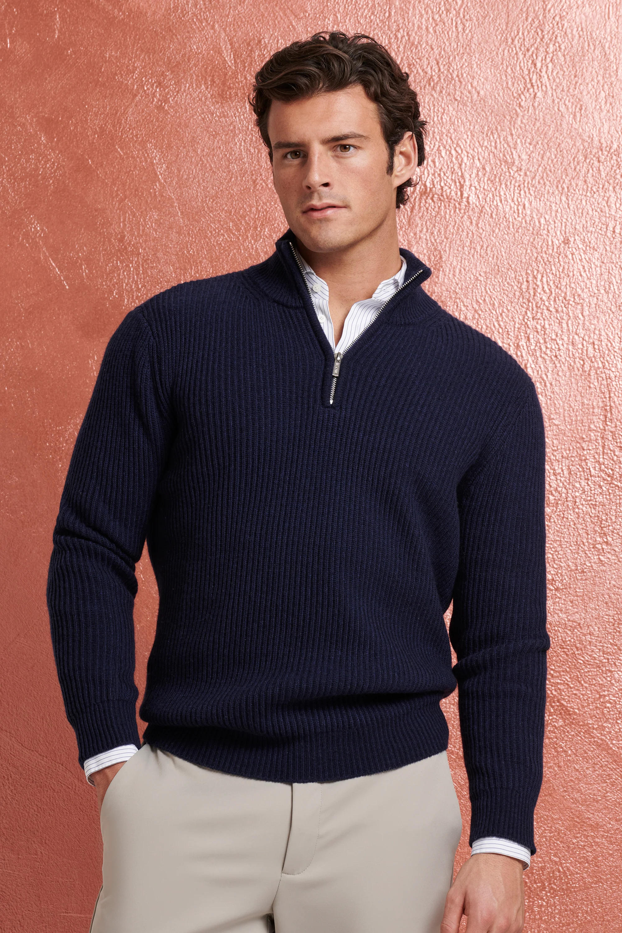 THE VICO QUARTER ZIP SWEATER - Image 4